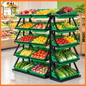 Kệ nông sản tươi bền đẹp