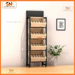 Kệ sắt đựng rau củ siêu thị bền bỉ