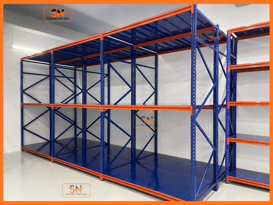 Kệ trung tải 3 tầng sơn tĩnh điện
