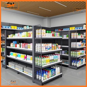 Kích thước kệ siêu thị mini bao nhiêu là phù hợp cho cửa hàng nhỏ?