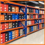 Giá kệ kho sản xuất giày dép gọn gàng