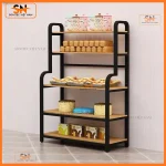 Kệ bán bánh mì thiết kế đơn giản, hiện đại