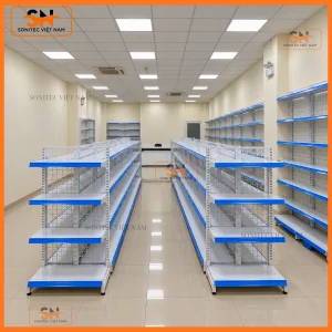Kệ lưng lưới siêu thị mini bền và rẻ