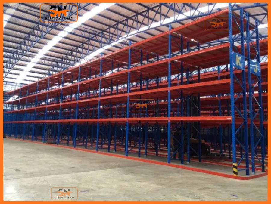 Kích thước kệ kho lạnh Selective