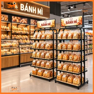 Giá kệ để bánh mì đa mẫu mã