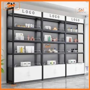Giá kệ trưng bày nước hoa đẹp, hấp dẫn