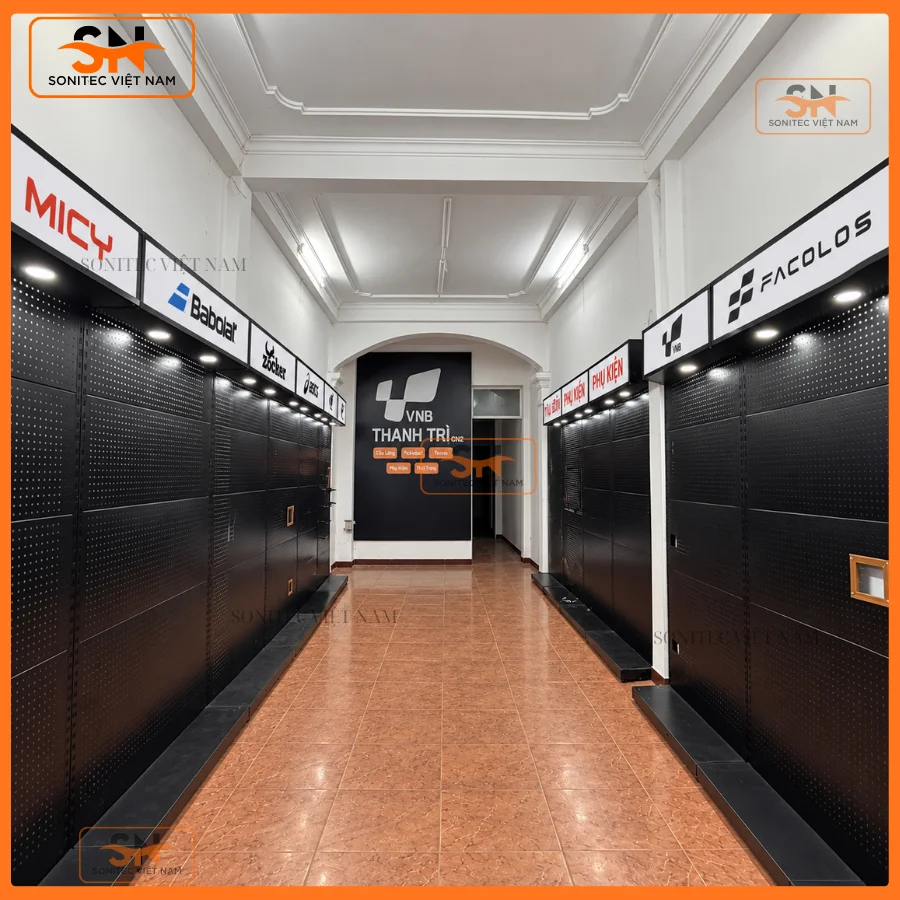 Hoàn tất hệ kệ cửa hàng VNB đáp ứng tiêu chuẩn