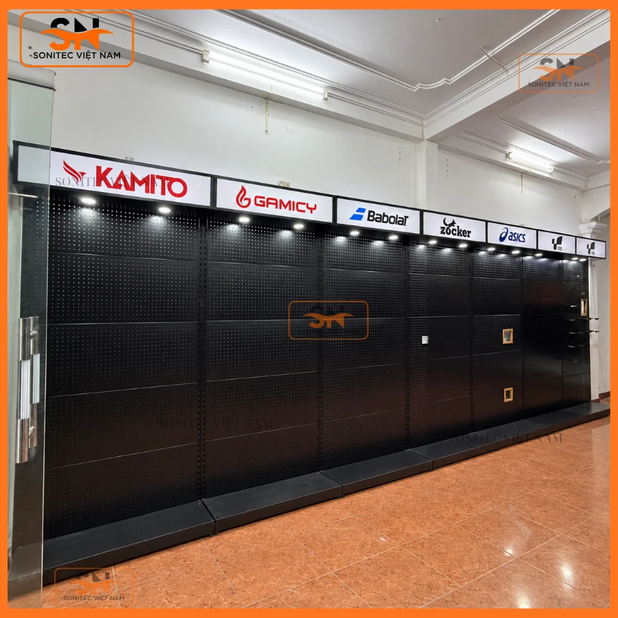 Lựa chọn mẫu kệ sắt sơn tĩnh điện lưng tôn dập lỗ cho VNB