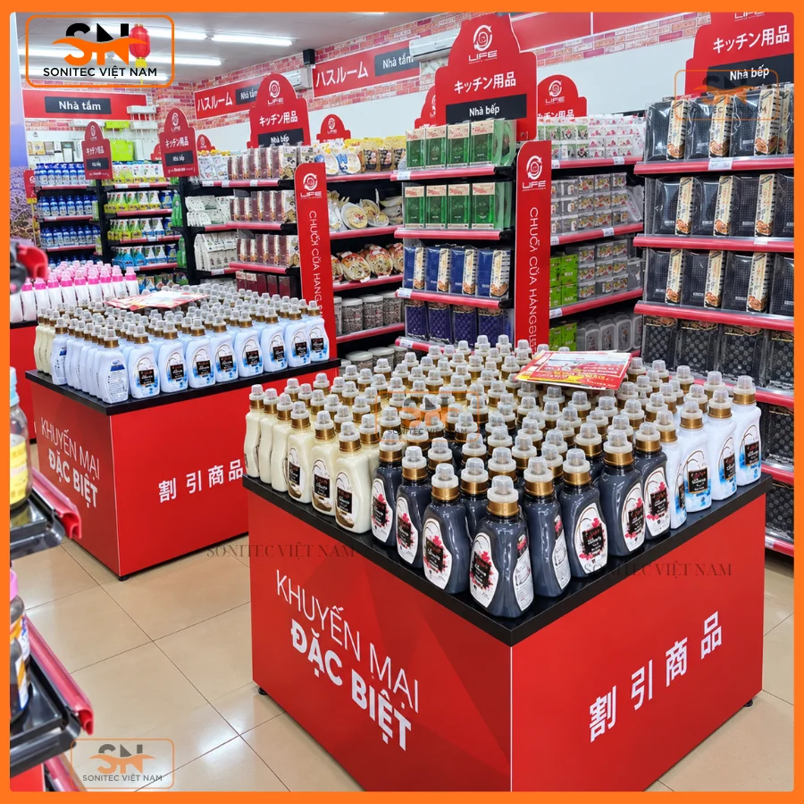 Triển khai kệ siêu thị Made In Nhật Bản Cầu Giấy, Hà Nội