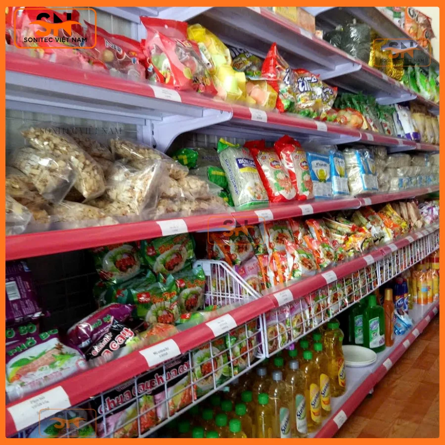 Thi công kệ siêu thị Vi-Mart Kim Sơn, Ninh Bình