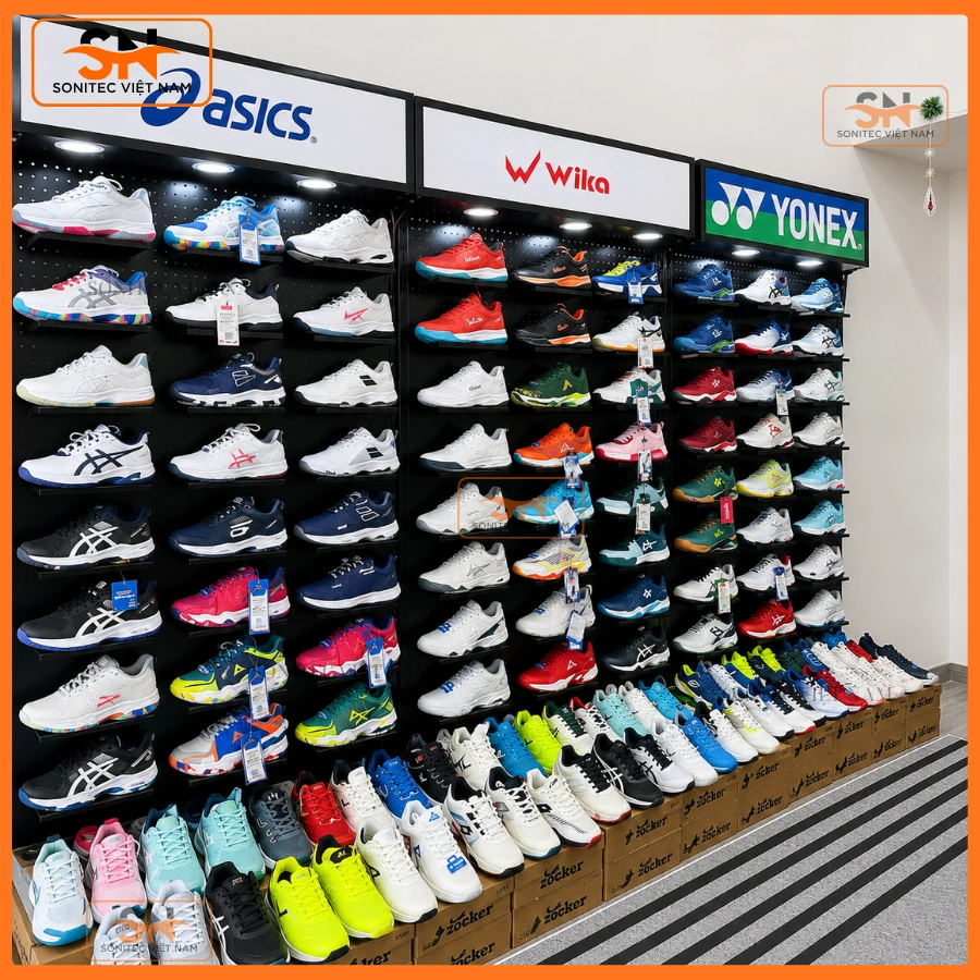 Khi nào shop nên chọn kệ giày thể thao bằng sắt