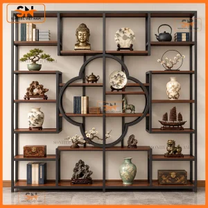 Giá kệ trưng bày đồ cổ cao cấp