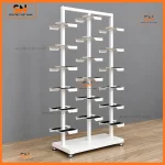 Kệ bày giày chạy bộ linh hoạt sắp xếp