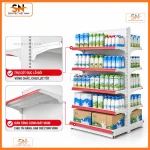 Kệ trưng bày sữa tươi trong siêu thị trưng bày linh hoạt