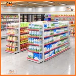 Kệ trưng bày sữa tươi trong siêu thị