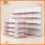 Kệ trưng bày sữa tươi trong siêu thị lưng tôn liền