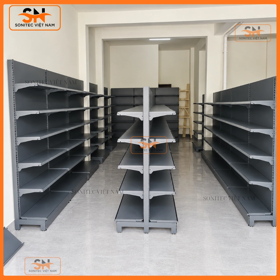 Kệ trưng bày sữa tươi trong siêu thị đa mẫu mã