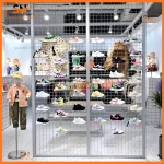 Khung sắt trưng giày thể thao shop thời trang